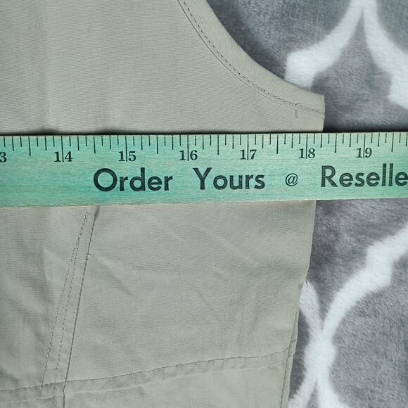 Columbia Titanium Vest Womens Small Khaki Omni-Dry Lightweight Hiking Full Zip - Picture 5 of 10